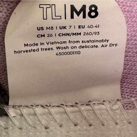 Allbirds Men's Tree Loungers Lilac (White Sole) Slip Ons Shoes Size 8 - Picture 7 of 8